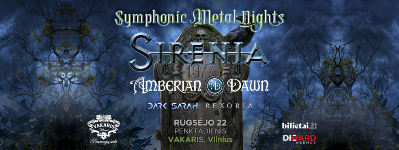 RENGINIO RECENZIJA | Simfoniškasis metalas moterišku veidu: „Rexoria“, „Dark Sarah“, „Amberian Dawn“ ir „Sirenia“ pasirodymas Vilniuje