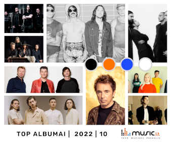 2022 m. spalio mėnesio albumai: TOP 50
