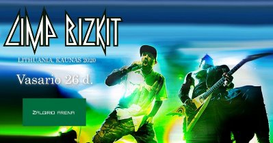 Vasario mėnesį Lietuvoje koncertuos Amerikos repo metalo superžvaigždės „Limp Bizkit“