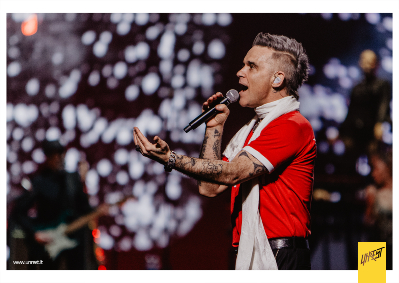 FOTO REPORTAŽAS | Robbie Williamso jubiliejinio solinės karjeros šou Lietuvoje