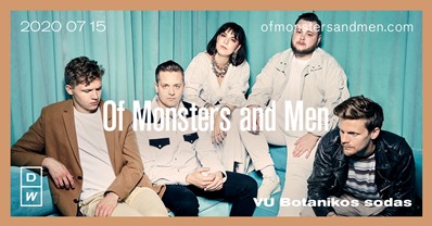 Islandai „Of Monsters and Men“ vasarą surengs pasirodymą Lietuvoje